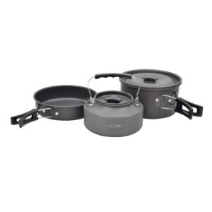 أواني التخييم والطهي للمحترفين سهلة الحمل والتخزين