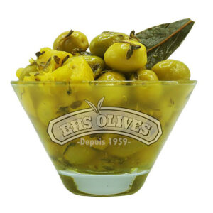 زيتون أخضر جزائري بالزعتر والليمون