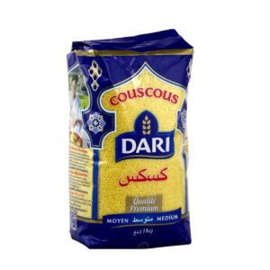 كسكسي متوسط مغربي من علامة داري - 1كج