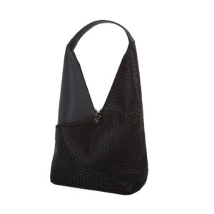 حقيبة يد نسائية كلاسيكية تركية طويلة باللون الأسود